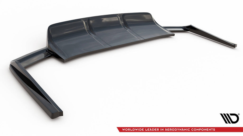 MAXTON DESIGN Rear Splitter (with vertical bars) Audi SQ7 Mk2