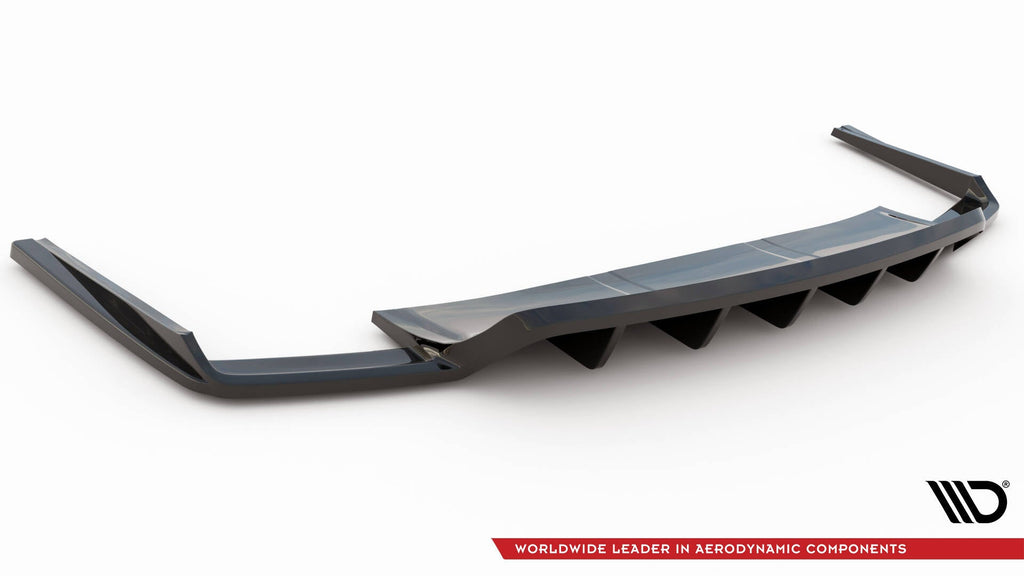 MAXTON DESIGN Rear Splitter (with vertical bars) Audi SQ7 Mk2