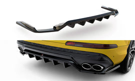 Maxton Design Rear splitter (with vertical bars) Audi SQ7 (4M) facelift