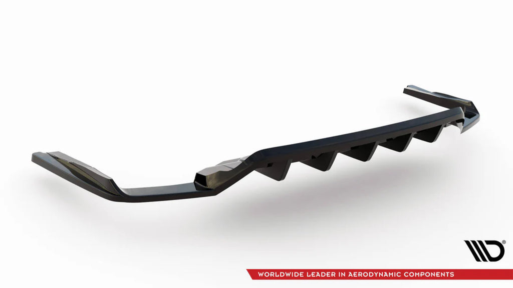 Maxton Design Rear splitter (with vertical bars) Audi SQ7 (4M) facelift