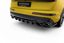 Load image into Gallery viewer, Maxton Design Rear splitter (with vertical bars) Audi SQ7 (4M) facelift