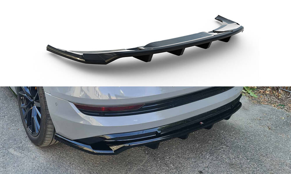 MAXTON DESIGN Rear Splitter (with vertical bars) Audi e-Tron S-Line