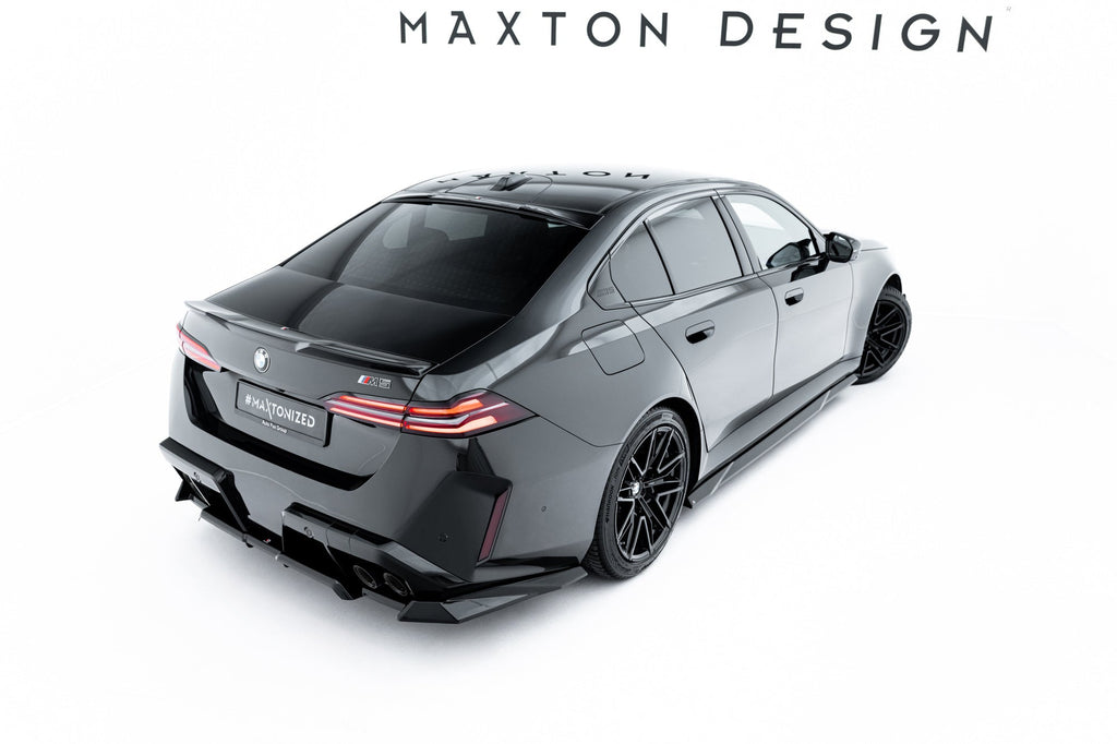 MAXTON DESIGN Rear Splitter (with vertical bars) BMW M5 Sedan / Touring G90