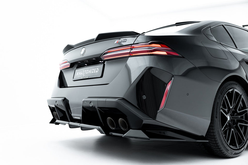 MAXTON DESIGN Rear Splitter (with vertical bars) BMW M5 Sedan / Touring G90