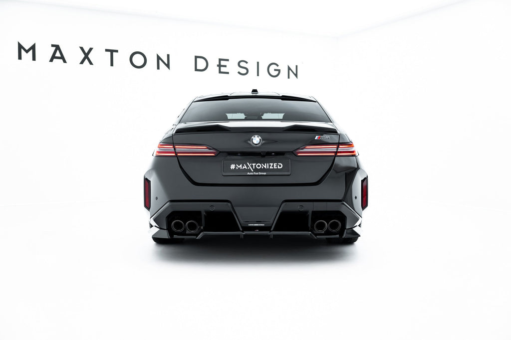 MAXTON DESIGN Rear Splitter (with vertical bars) BMW M5 Sedan / Touring G90