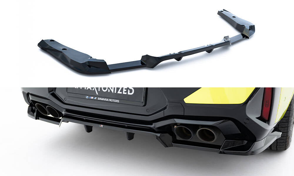 MAXTON DESIGN Rear Splitter (with vertical bars) BMW X4M F98 Facelift