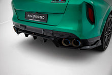 Load image into Gallery viewer, MAXTON DESIGN CENTRAL REAR SPLITTER (WITH VERTICAL BARS) BMW X6 M F96 / F96 Facelift