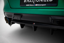 Load image into Gallery viewer, MAXTON DESIGN CENTRAL REAR SPLITTER (WITH VERTICAL BARS) BMW X6 M F96 / F96 Facelift