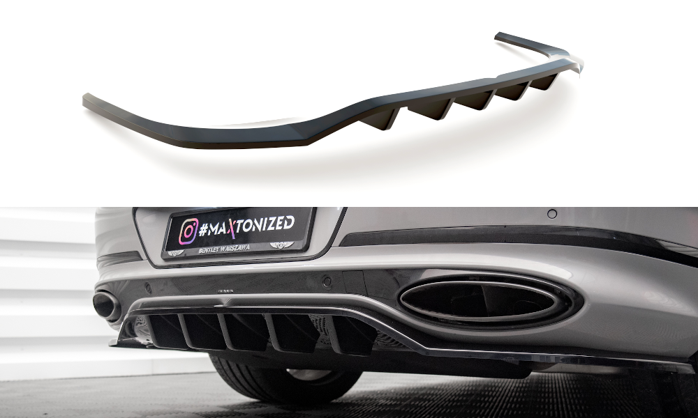 MAXTON DESIGN Rear Splitter (with vertical bars) Bentley Continental GT Mk3