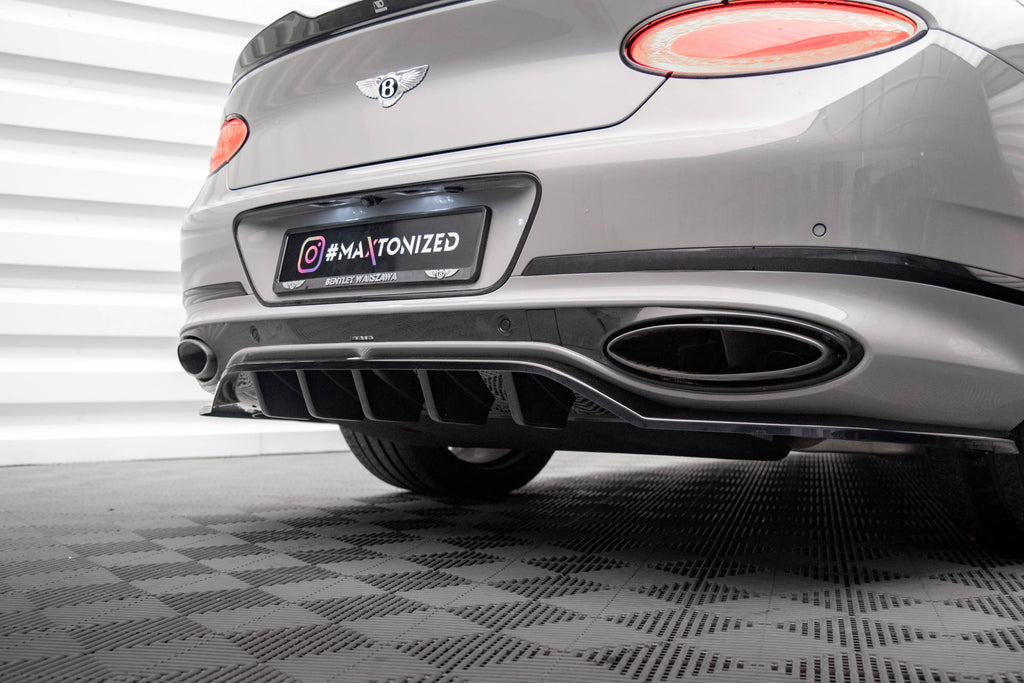 MAXTON DESIGN Rear Splitter (with vertical bars) Bentley Continental GT Mk3