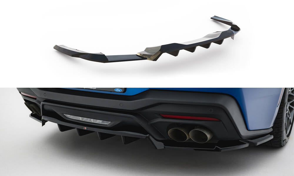MAXTON DESIGN Rear Splitter (with vertical bars) Ford Mustang GT Mk7