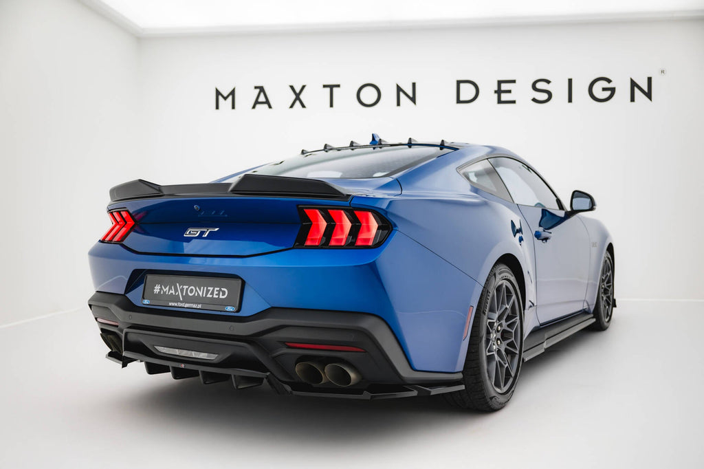 MAXTON DESIGN Rear Splitter (with vertical bars) Ford Mustang GT Mk7
