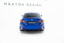 Load image into Gallery viewer, MAXTON DESIGN CENTRAL REAR SPLITTER (WITH VERTICAL BARS) LEXUS RC