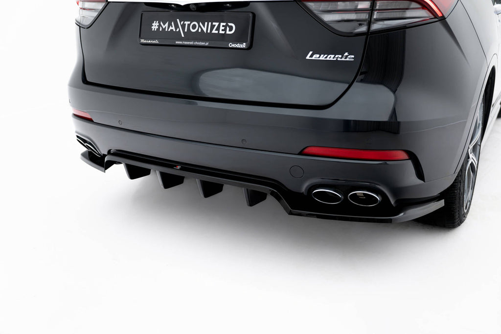 MAXTON DESIGN Rear Splitter (with vertical bars) Maserati Levante GT Mk1 Facelift
