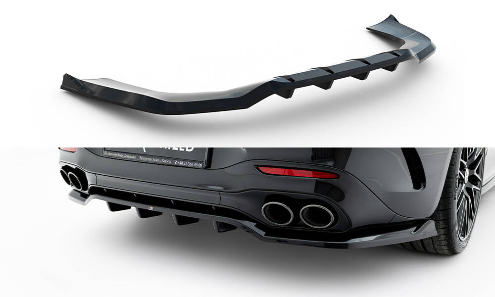 MAXTON DESIGN Rear Splitter (with vertical bars) Mercedes-AMG SL 63 R232