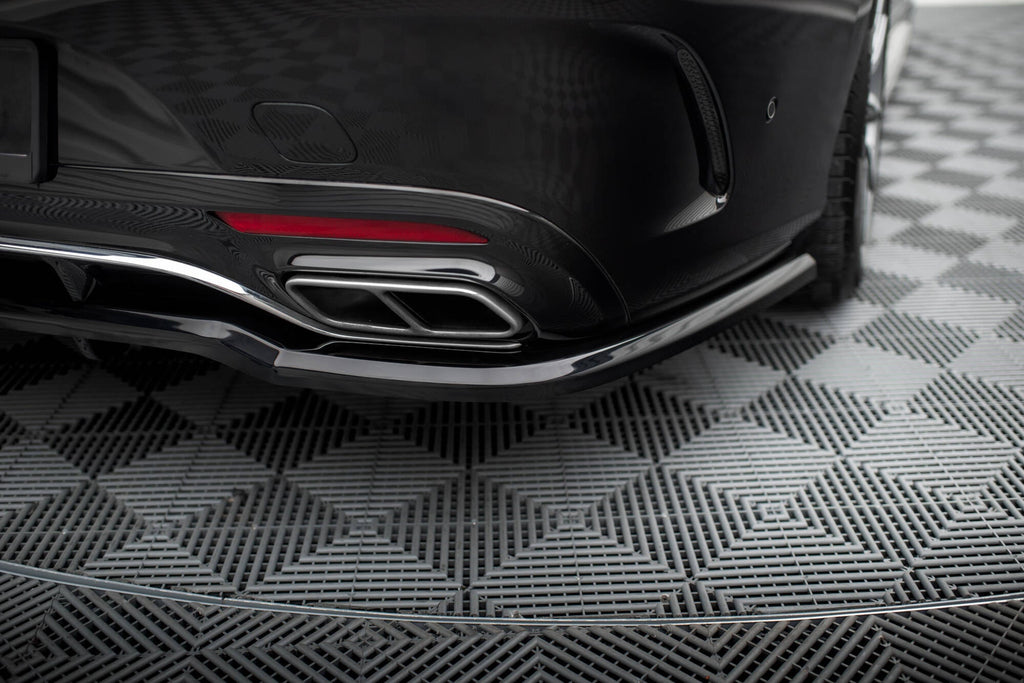 MAXTON DESIGN Rear Splitter (with vertical bars) Mercedes-Benz S Coupe AMG-Line C217 Facelift