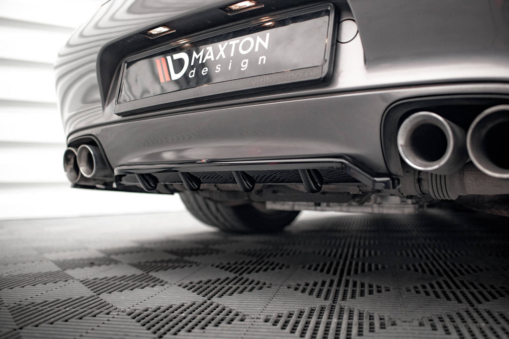 MAXTON DESIGN Rear Splitter (with vertical bars) Porsche 911 Carrera / Carrera GTS 997 Facelift
