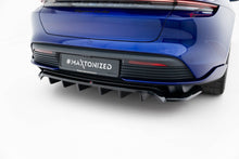 Load image into Gallery viewer, MAXTON DESIGN Rear Splitter (with vertical bars) Porsche Taycan Turbo S Mk1