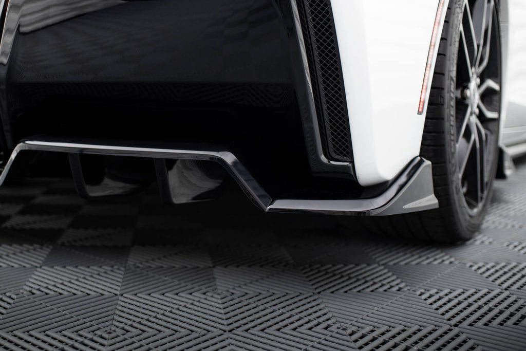 MAXTON DESIGN REAR SPLITTER (WITH VERTICAL BARS) + REAR SIDE SPLITTERS CHEVROLET CORVETTE C7