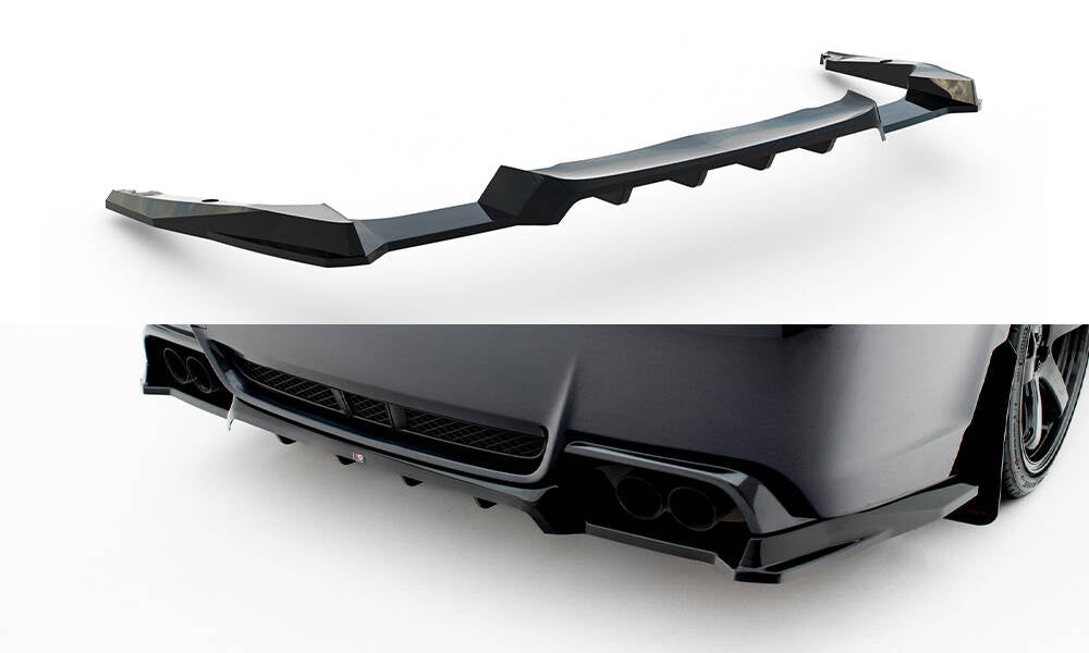 MAXTON DESIGN Rear Splitter (with vertical bars) Subaru Impreza WRX STI Mk3 Facelift