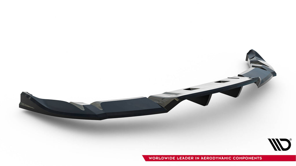 MAXTON DESIGN Rear Splitter (with vertical bars) V.1 Tesla Model 3 Performance Mk1 Facelift