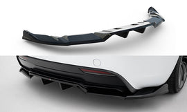 MAXTON DESIGN Rear Splitter (with vertical bars) V.1 Tesla Model 3 Performance Mk1 Facelift