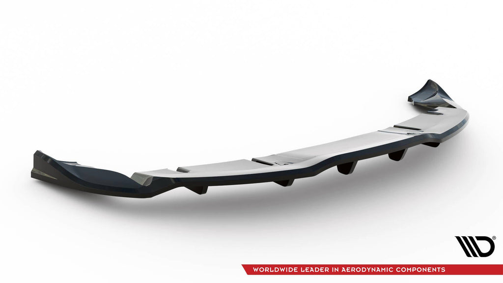 MAXTON DESIGN REAR SPLITTER (WITH VERTICAL BARS) V.1 TESLA MODEL 3 PROJECT HIGHLAND (FACELIFT)