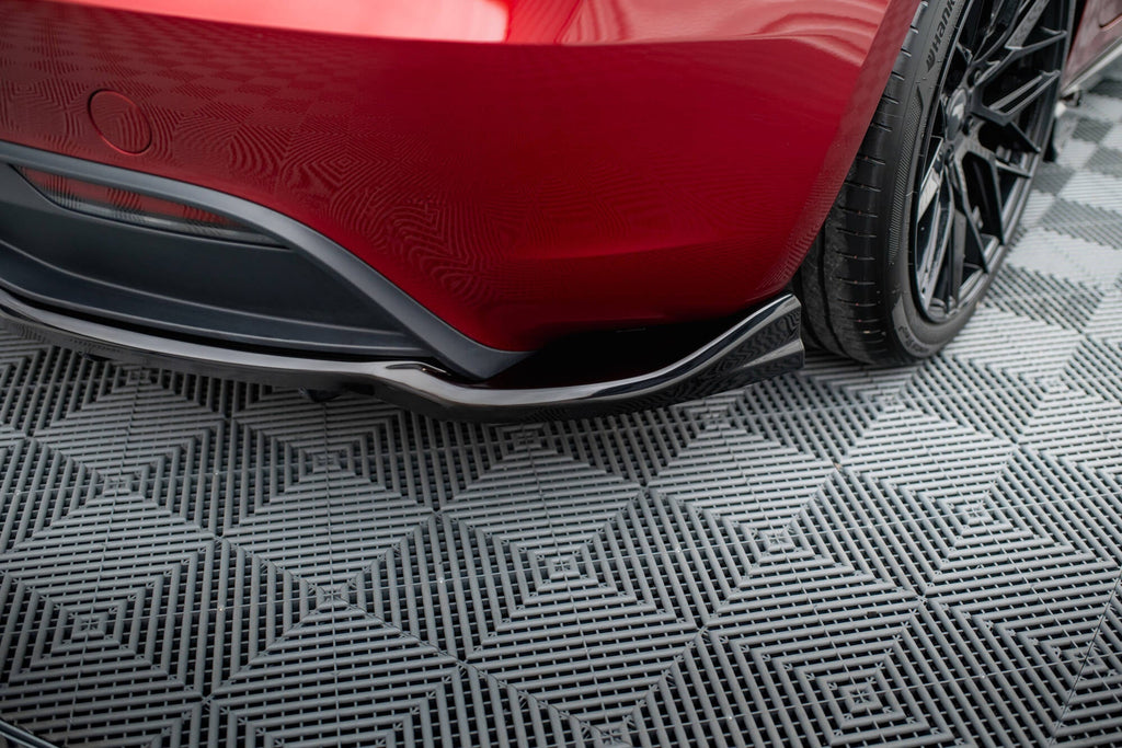 MAXTON DESIGN REAR SPLITTER (WITH VERTICAL BARS) V.1 TESLA MODEL 3 PROJECT HIGHLAND (FACELIFT)