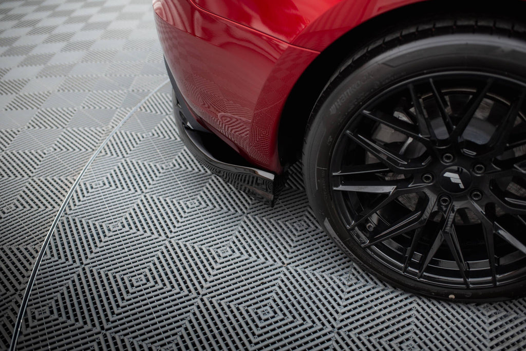 MAXTON DESIGN REAR SPLITTER (WITH VERTICAL BARS) V.1 TESLA MODEL 3 PROJECT HIGHLAND (FACELIFT)