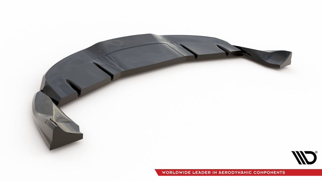MAXTON DESIGN REAR SPLITTER (WITH VERTICAL BARS) V.1 TESLA MODEL 3 PROJECT HIGHLAND (FACELIFT)