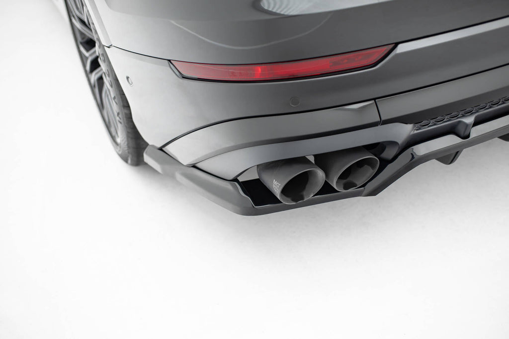 MAXTON DESIGN Rear Splitter (with vertical bars) V.2 Audi SQ8 / Q8 S-Line Mk1 Facelift