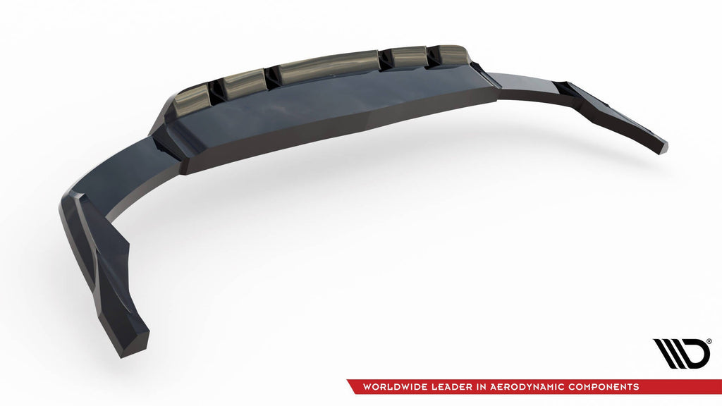 MAXTON DESIGN Rear Splitter (with vertical bars) V.2 Audi SQ8 / Q8 S-Line Mk1 Facelift