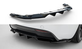 MAXTON DESIGN Rear Splitter (with vertical bars) V.2 Tesla Model 3 Performance Mk1 Facelift