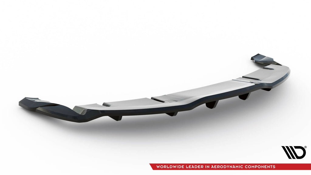 MAXTON DESIGN REAR SPLITTER (WITH VERTICAL BARS) V.2 TESLA MODEL 3 PROJECT HIGHLAND(FACELIFT)