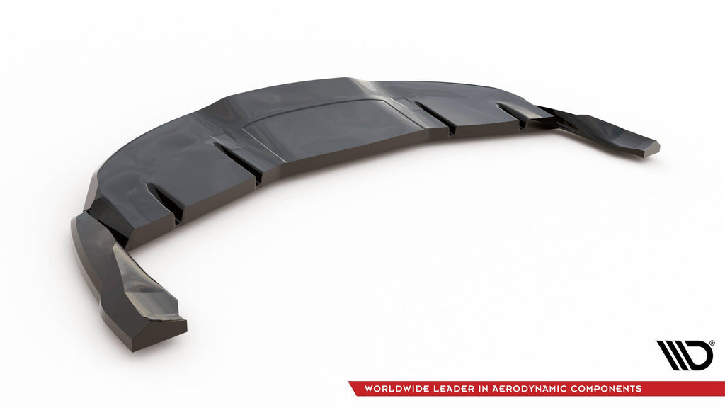 MAXTON DESIGN REAR SPLITTER (WITH VERTICAL BARS) V.2 TESLA MODEL 3 PROJECT HIGHLAND(FACELIFT)