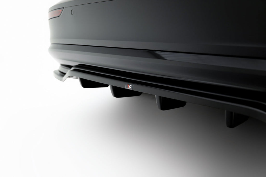 MAXTON DESIGN Rear Splitter (with vertical bars) Volvo S60/V60 R-Design Mk3 [MY2023-]