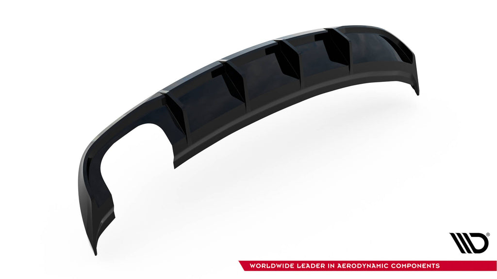 MAXTON DESIGN Rear Valance Audi A3 Sedan 8V Facelift (Version with dual exhaust tips on one side)