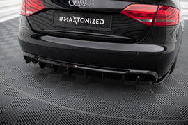 MAXTON DESIGN Rear Valance Audi A4 B8 (Single side dual exhaust version)
