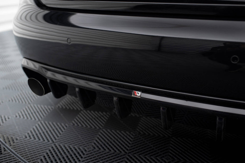 MAXTON DESIGN Rear Valance Audi A4 B8 (Version with single exhausts on two sides)