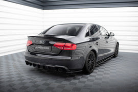 MAXTON DESIGN Rear Valance Audi A4 B8 (Version with single exhausts on two sides)