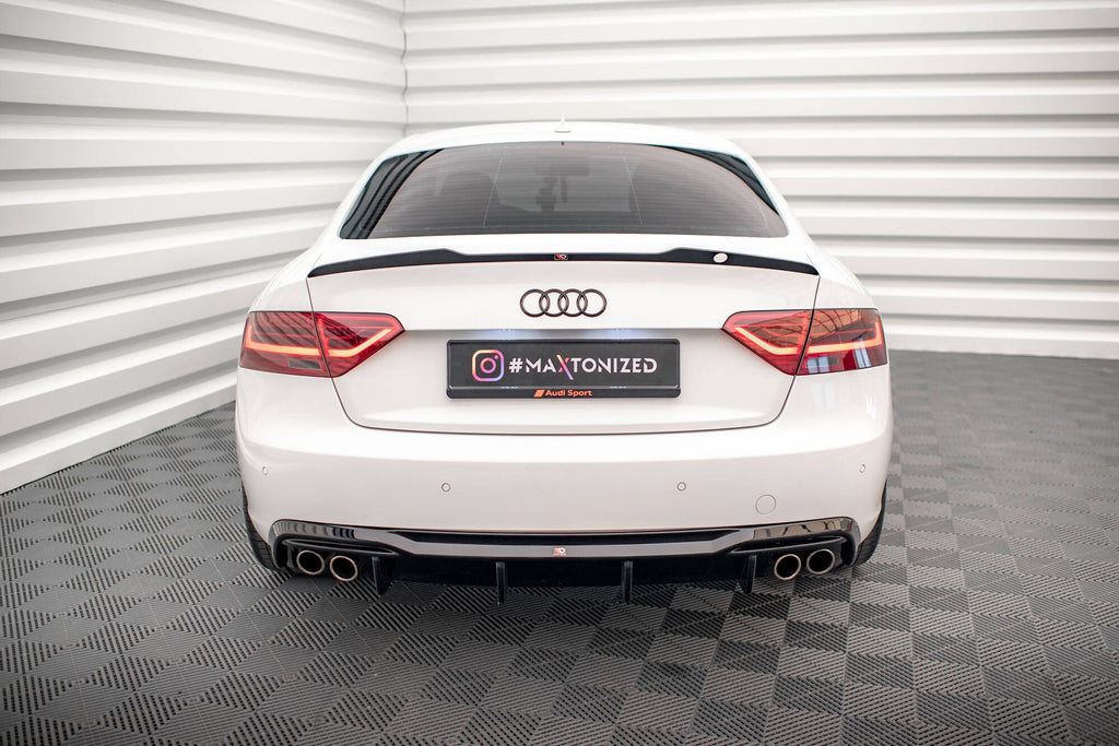 MAXTON DESIGN Rear Valance Audi A5 8T Facelift (Version with dual exhausts on both sides)