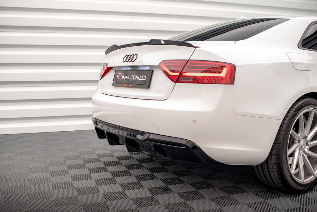 MAXTON DESIGN Rear Valance Audi A5 8T Facelift (Version with dual exhausts on one side)