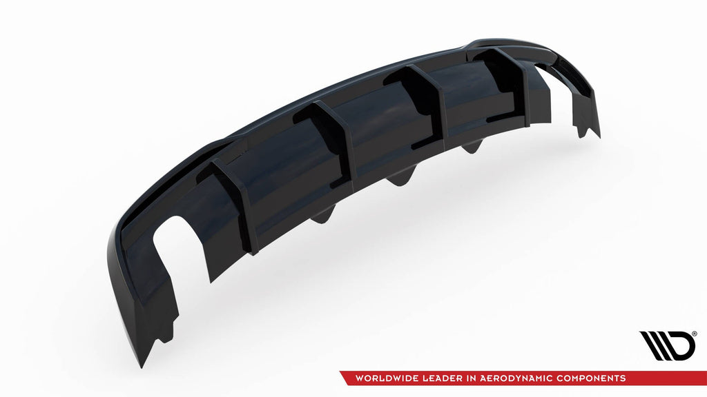 MAXTON DESIGN Rear Valance Audi A5 8T Facelift (Version with single exhausts on both sides)