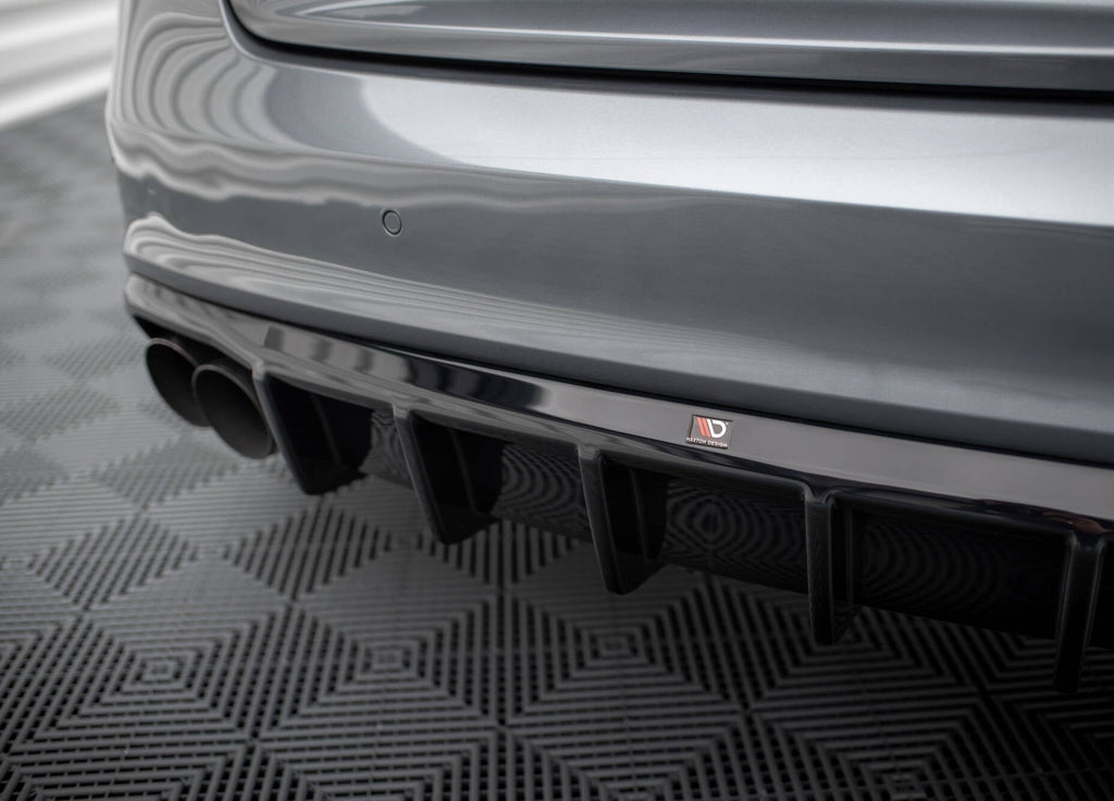 MAXTON DESIGN Rear Valance Audi A5 S-Line Coupe / Sportback 8T Facelift (Single side dual exhaust version)