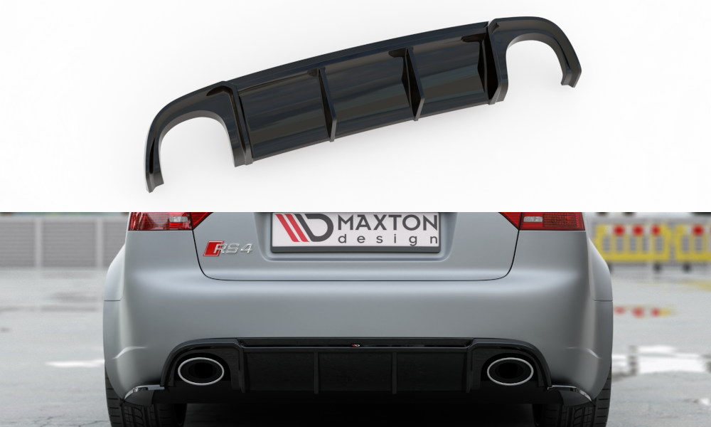 MAXTON DESIGN REAR DIFFUSER AUDI RS4 B7