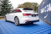 Load image into Gallery viewer, MAXTON DESIGN REAR VALANCE + EXHAUST ENDS IMITATION AUDI A6 C8 S-LINE