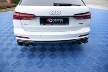 Load image into Gallery viewer, MAXTON DESIGN REAR VALANCE + EXHAUST ENDS IMITATION AUDI A6 C8 S-LINE