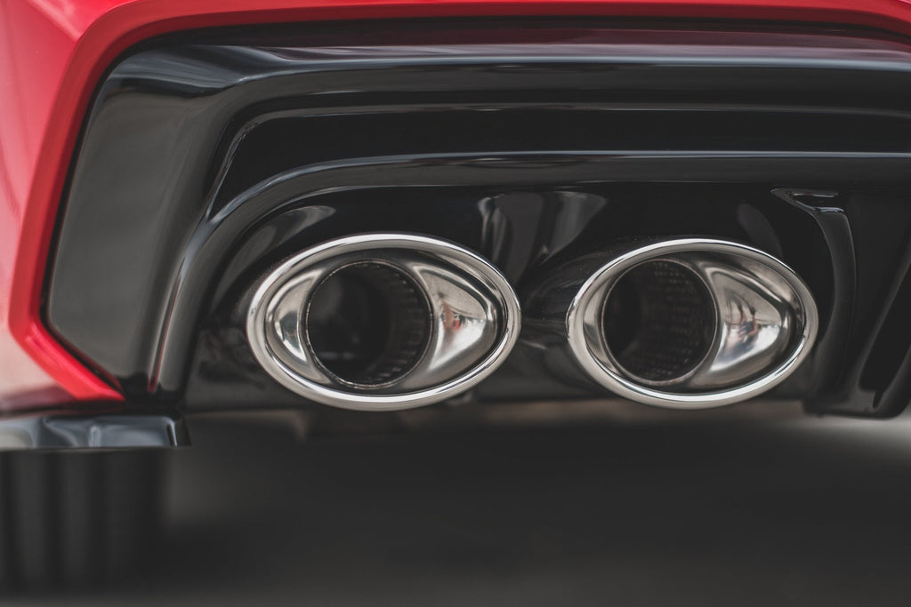 MAXTON DESIGN REAR VALANCE + EXHAUST ENDS IMITATION AUDI A7 C8 S-LINE