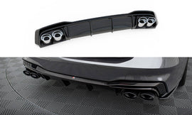 MAXTON DESIGN REAR VALANCE + EXHAUST ENDS IMITATION AUDI A7 C8 S-LINE
