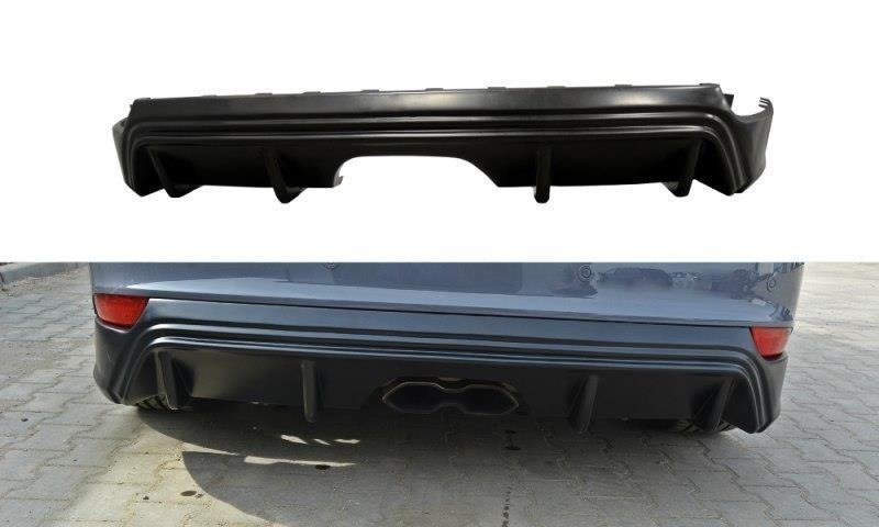 MAXTON DESIGN REAR VALANCE FORD FOCUS ST MK3 FACELIFT ((MK3.5) (RS-LOOK)